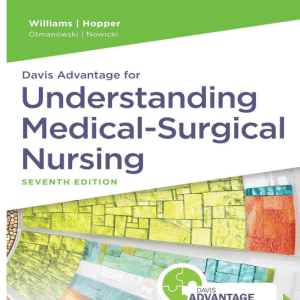 Test Bank for Davis Advantage for Understanding MedicalSurgical Nursing 7th Edition by Williams and Hopper