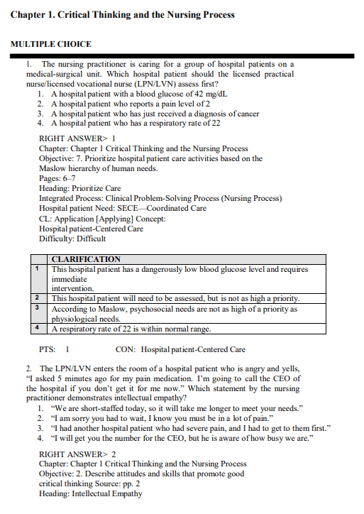 Test Bank for Davis Advantage for Understanding MedicalSurgical Nursing 7th Edition by Williams and Hopper - Image 2
