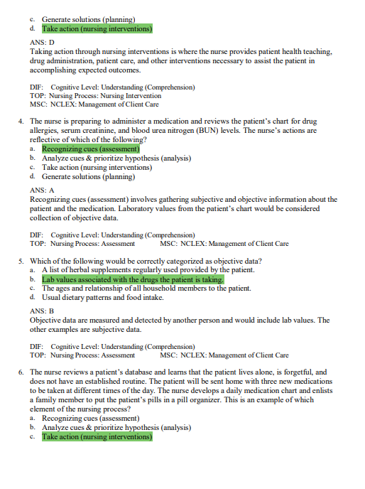 Test Bank for Pharmacology a Patient-Centered Nursing Process Approach, 12th Edition by McCuistion, DiMaggio, Winton, and Yeager - Image 3