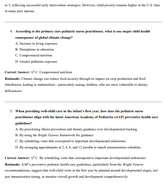 Test Bank For Burns' Pediatric Primary Care 8th Edition By Garzon, Dirks, Driessnack, Duderstadt, And Gaylord - Image 3