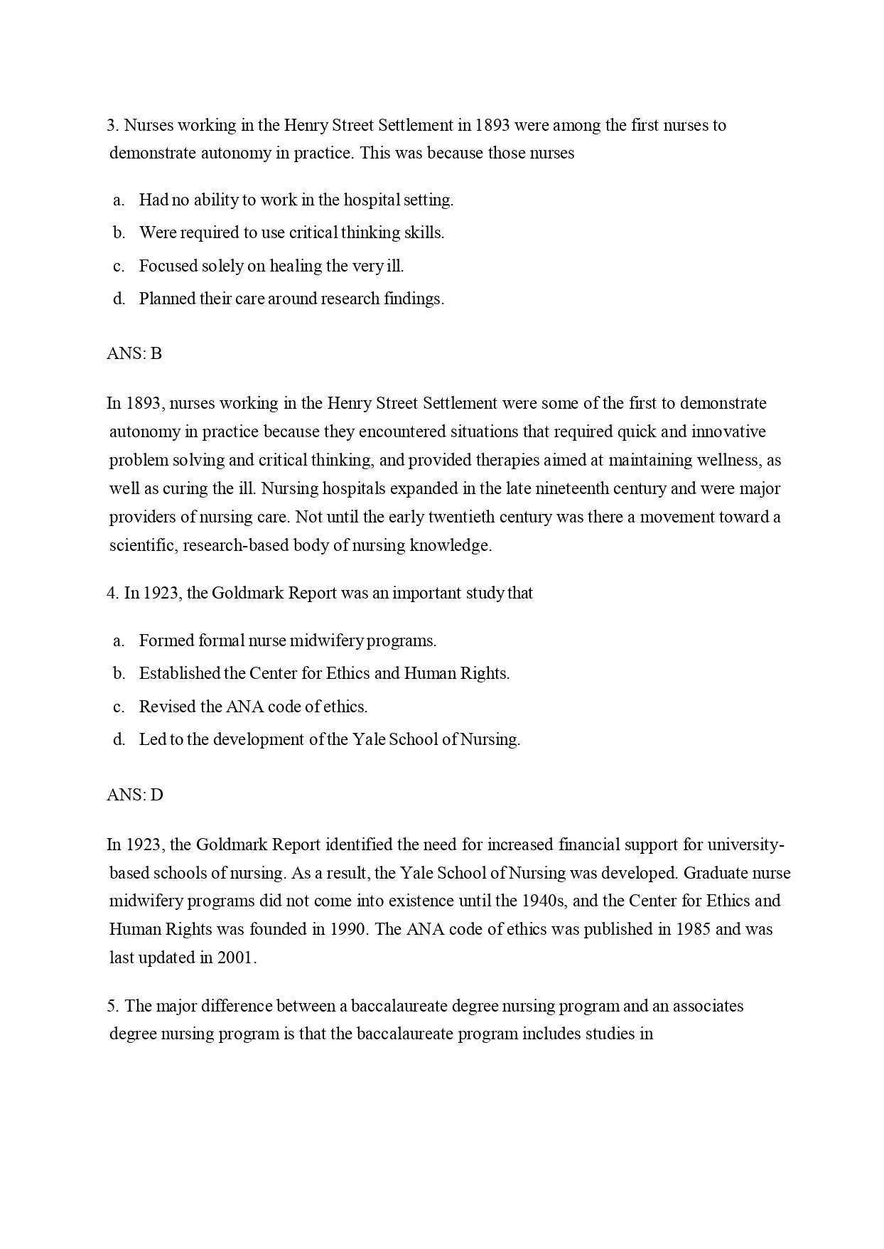 Test Bank for Davis Advantage for Fundamentals of Nursing Care: Concepts, Connections & Skills, 4th Edition by Burton and Smith - Image 3