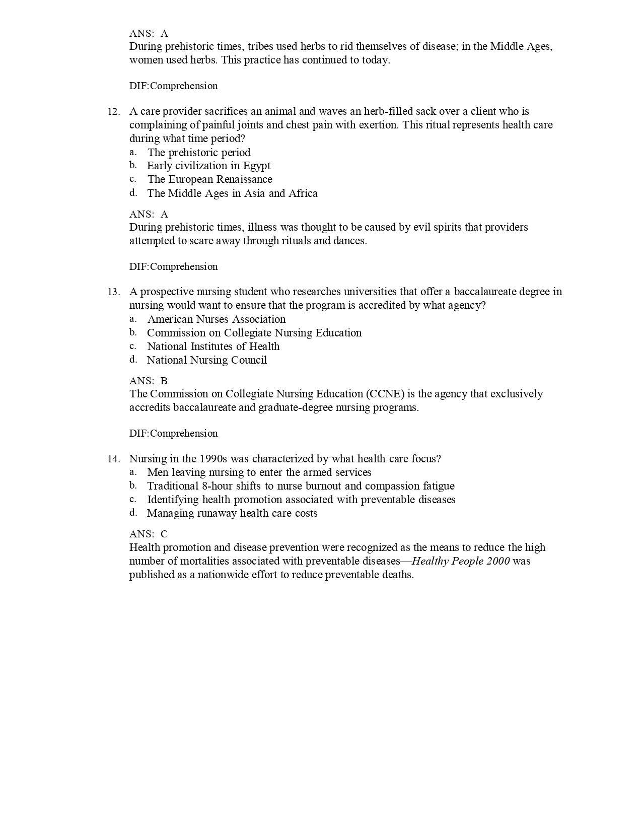 Test Bank for Contemporary Nursing Issues, Trends, & Management 10th Edition by Barbara Cherry, Susan R. Jacob - Image 5