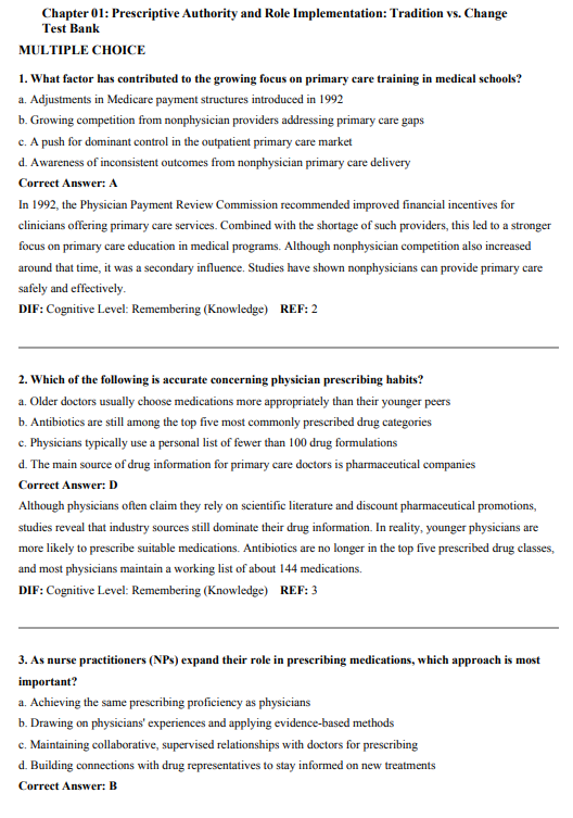 Test Bank for Edmunds' Pharmacology for the Primary Care Provider 5th Edition by Visovsky, Zambroski, and Lutz - Image 2
