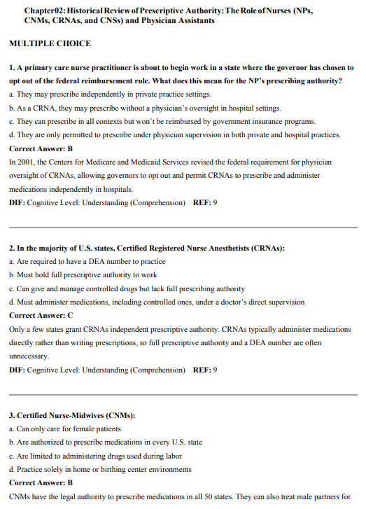 Test Bank for Edmunds' Pharmacology for the Primary Care Provider 5th Edition by Visovsky, Zambroski, and Lutz - Image 3