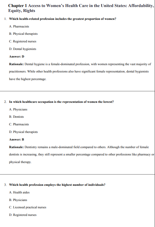 Test Bank for Women’s Health: A Primary Care Clinical Guide 5th Edition Schadewald, Youngkin, Pritham, Davis, and Juve - Image 2